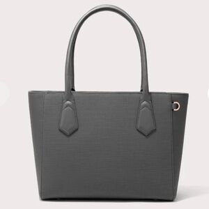Dagne Dover Classic Tote Bag Graphite Dark Slate Gray Career Capsule Wardrobe